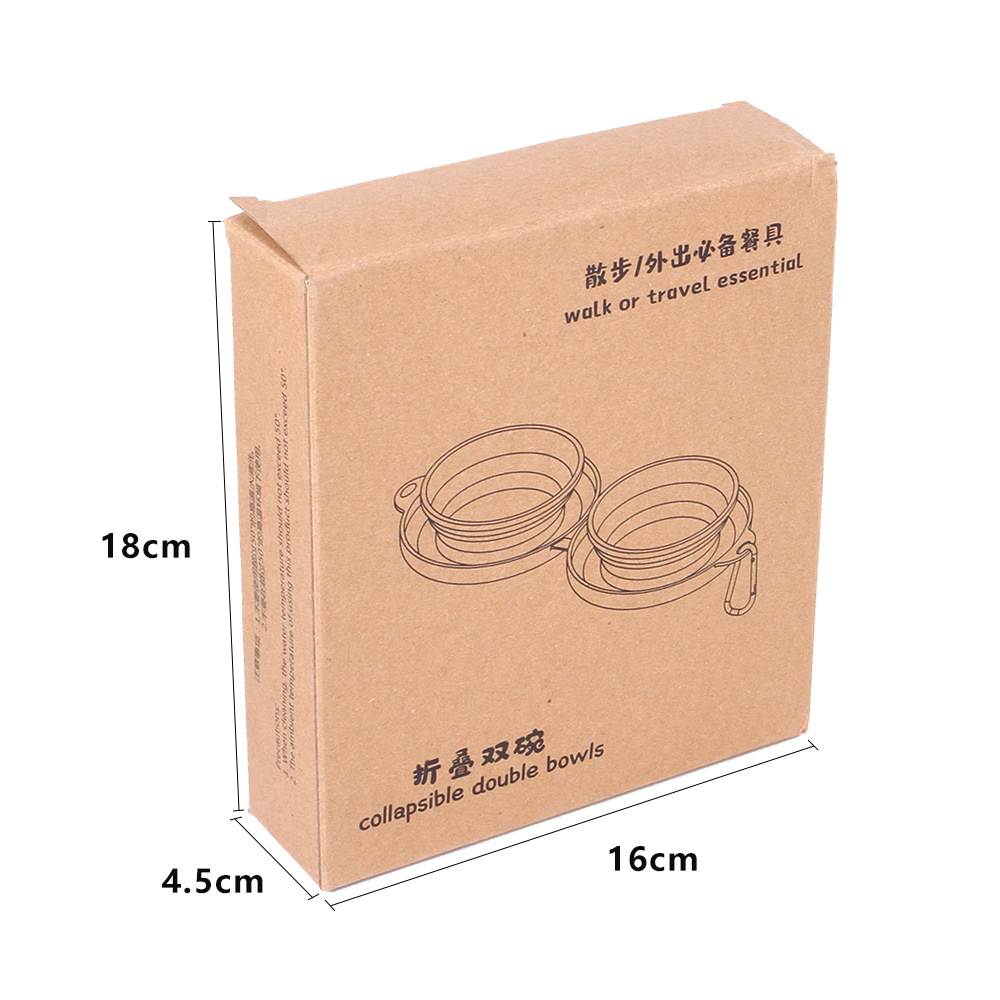 Bolsa de Alimento Portátil para Perros doble Comedor Exterior — imagen 6