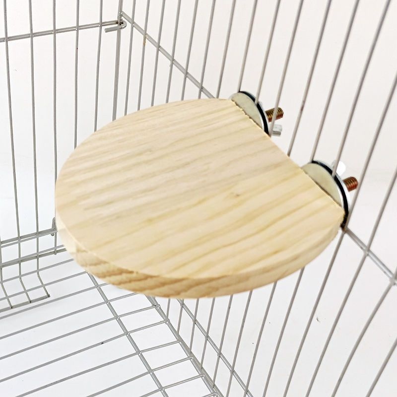 Climbing And Playing Bird Cage Accessories Toy Solid Wood Jumping Platform Standing Board — image 8