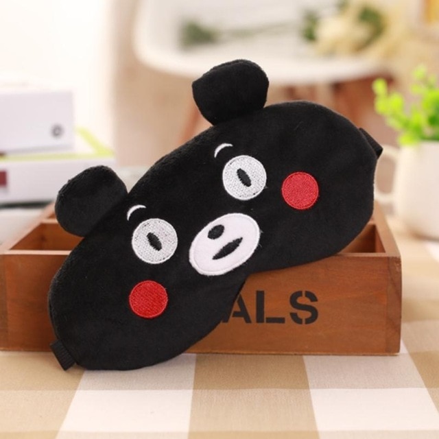1p bunny / Totoro / fox / lazy sleep mask on holiday travel, relax, sleep aid blindfolded ice cover eye patch sleeping mask cov — image 7