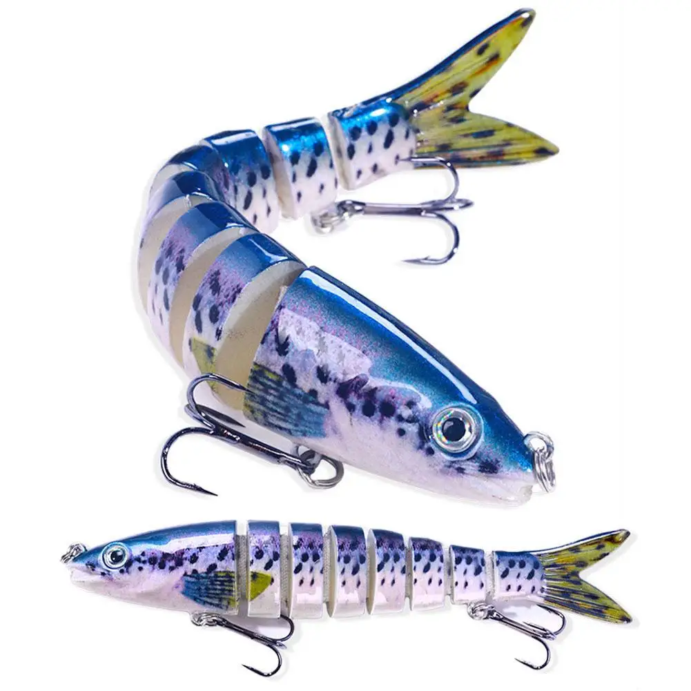 Swimbait Lure Fishing Lures, Lifelike Swimming Action, Durable, for Freshwater & Saltwater Fishing, Multi Jointed Fishing Lure — image 1