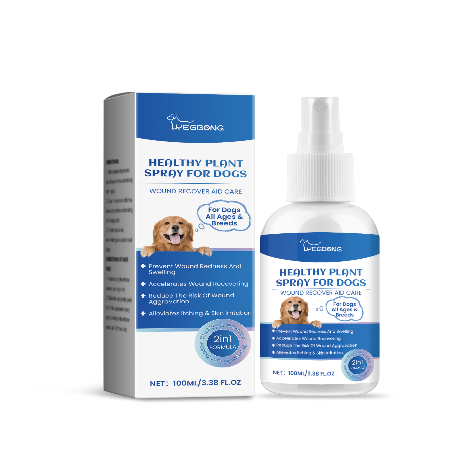 Spray de Cuidado Canino, Essence para Piel y Plantas para Perros — imagen 2