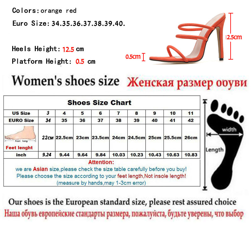 Zapatos de verano para mujer Lycra fluorescente, mocasines con brillo, sandalias de punta abierta, tacón alto, pantuflas, sandalias de moda — imagen 3