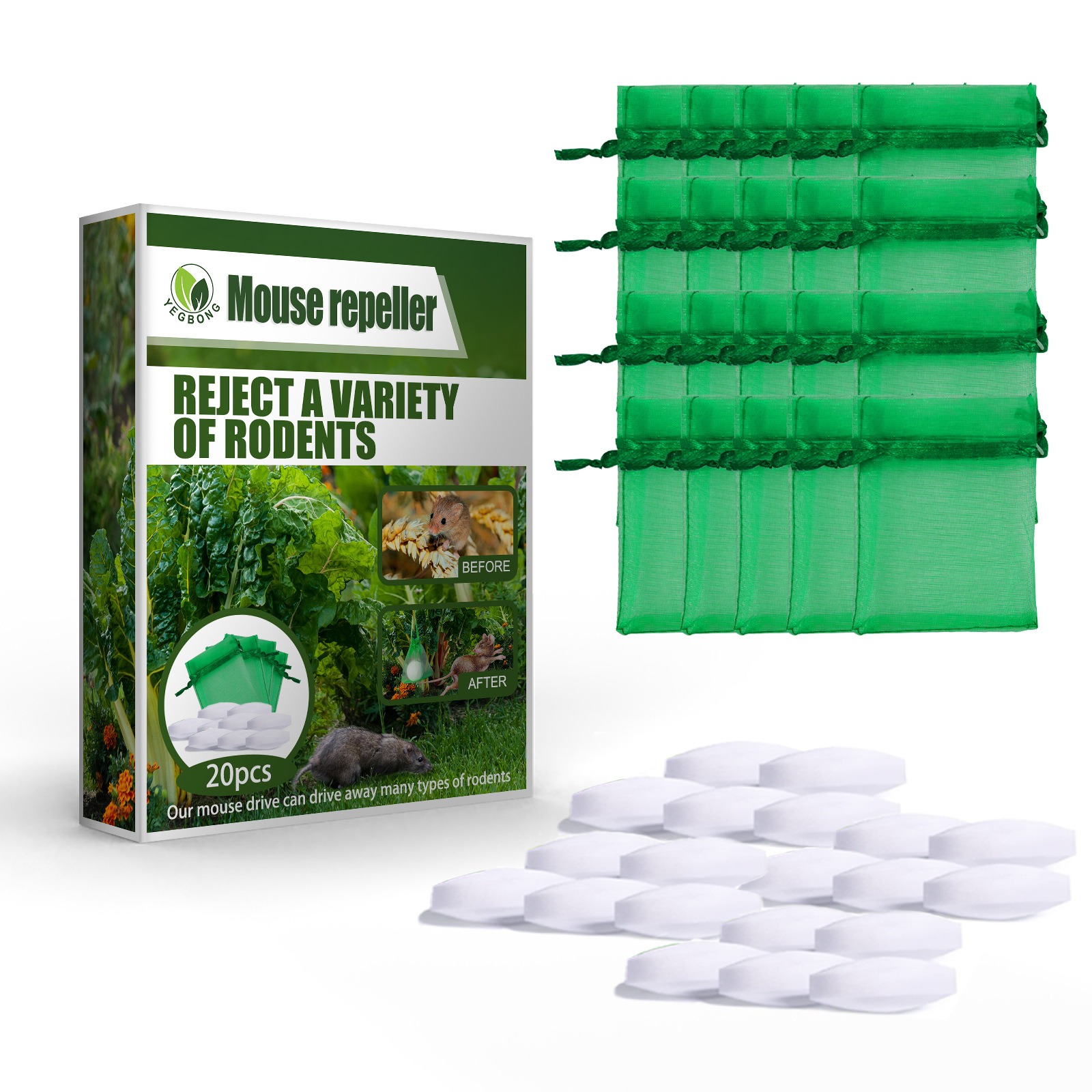 Mouse Repellent Mice Repellent for House Repel Mice Rats Rodent Control for Household Garden Yard Supplies — image 5