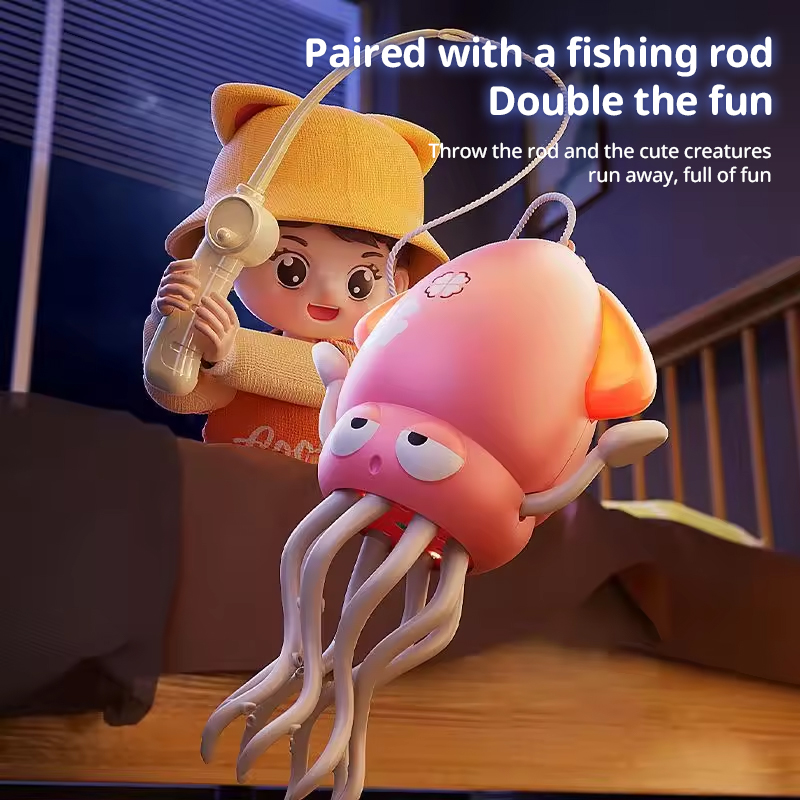 Creative Dancing Squid: auto-sense, obstacle-avoid e-pet with music, lights, rechargeable & interactive gift — image 7