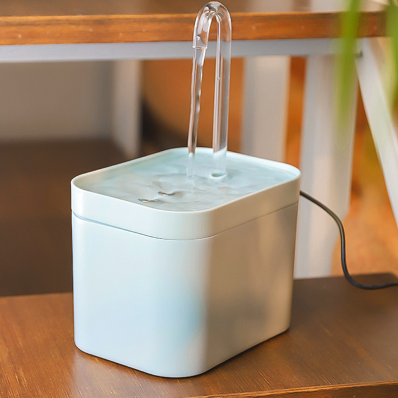 Cat Water Fountain Auto Filter USB Electric Mute Cat Drinker Bowl 1.5L Recirculate Filtring Drinker for Cats — image 2