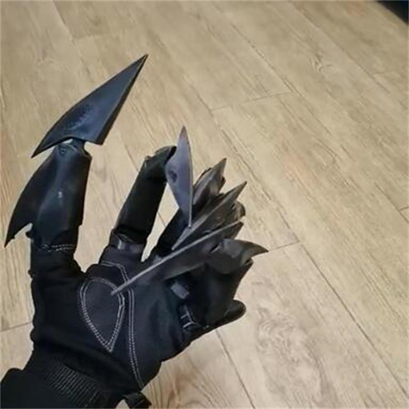 Garras de Dragón Negro - Manos Flexibles y Cambiables para Juegos de Halloween, Accesorios de Terror y Fantasía — imagen 6