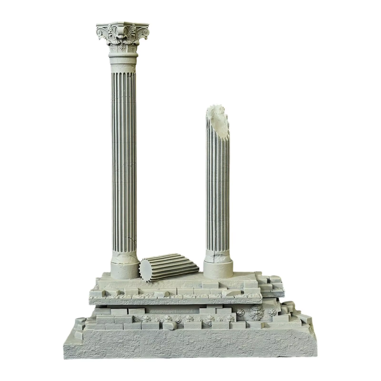 Roman Column Decoration Resin Fish Tank Decor Mini Realistic Beautiful Scenery Decor Accessory Fish Tank Accessories — image 4