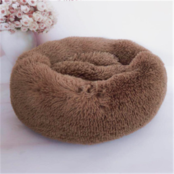 Almohada Redonda de Pelo Largo para Gatos con Funda Antideslizante — imagen 20
