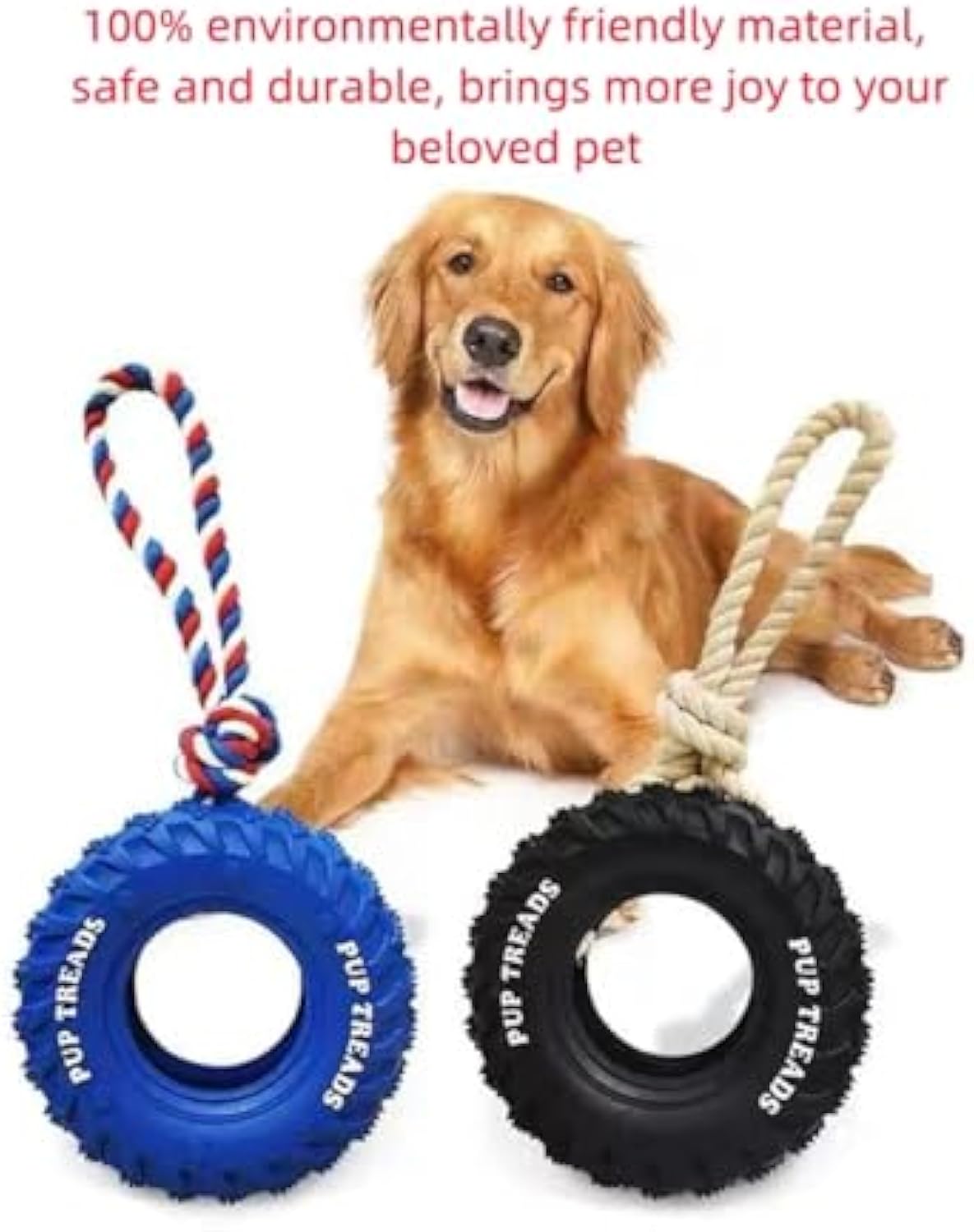 Durable Dog Toys For Aggressive Chewers Tough Interactive Dog Toys For Large Dogs Birthday Dog Chew Toy Teething Toys Treat Dispensing Dog Toy — image 9