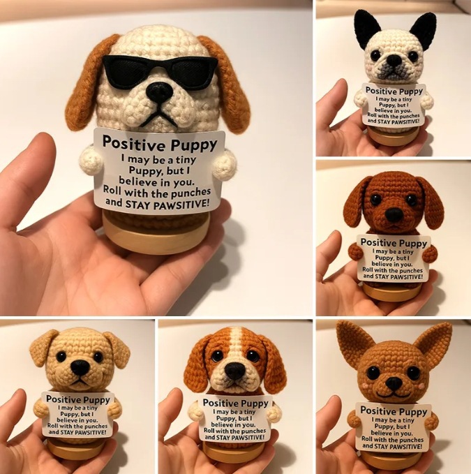 Positive Crochet Puppy actively crochets puppies — image 2