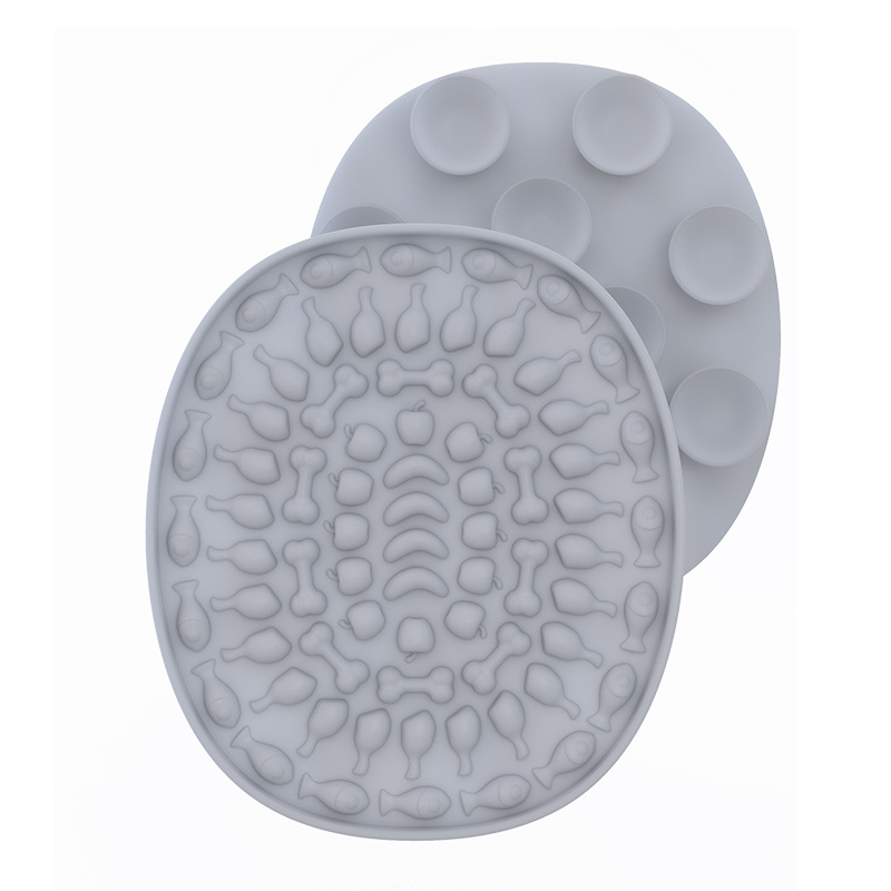 Pet Supplies Sucker Licking Pad Pet Placemat Silicone Slow Food Pad Slow Food Pad Dog Licking Pad — image 7