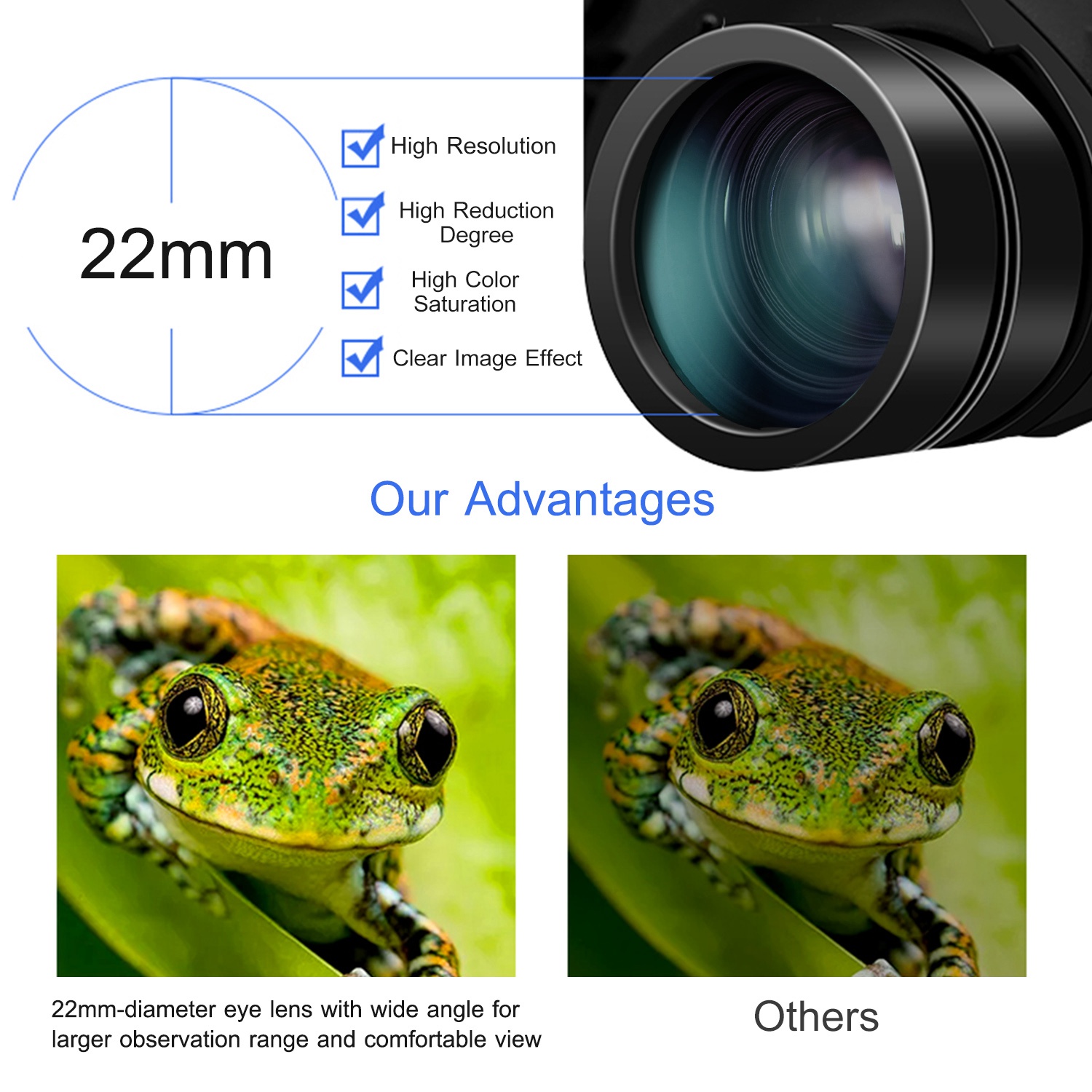 Binoculares Portátiles con Zoom y Lente FMC Visión Nocturna en Baja Luz para Observación de Aves, Caza, Eventos Deportivos y Conciertos, para Adultos y Niños — imagen 13