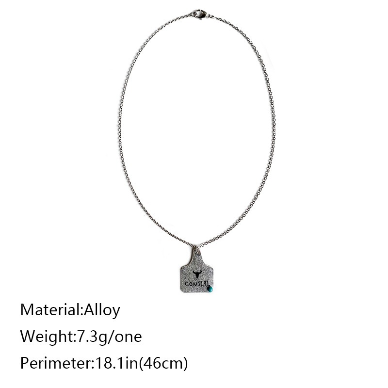 Cuello de Turquesa con Motivos Rústicos Americanos y Europeos — imagen 7