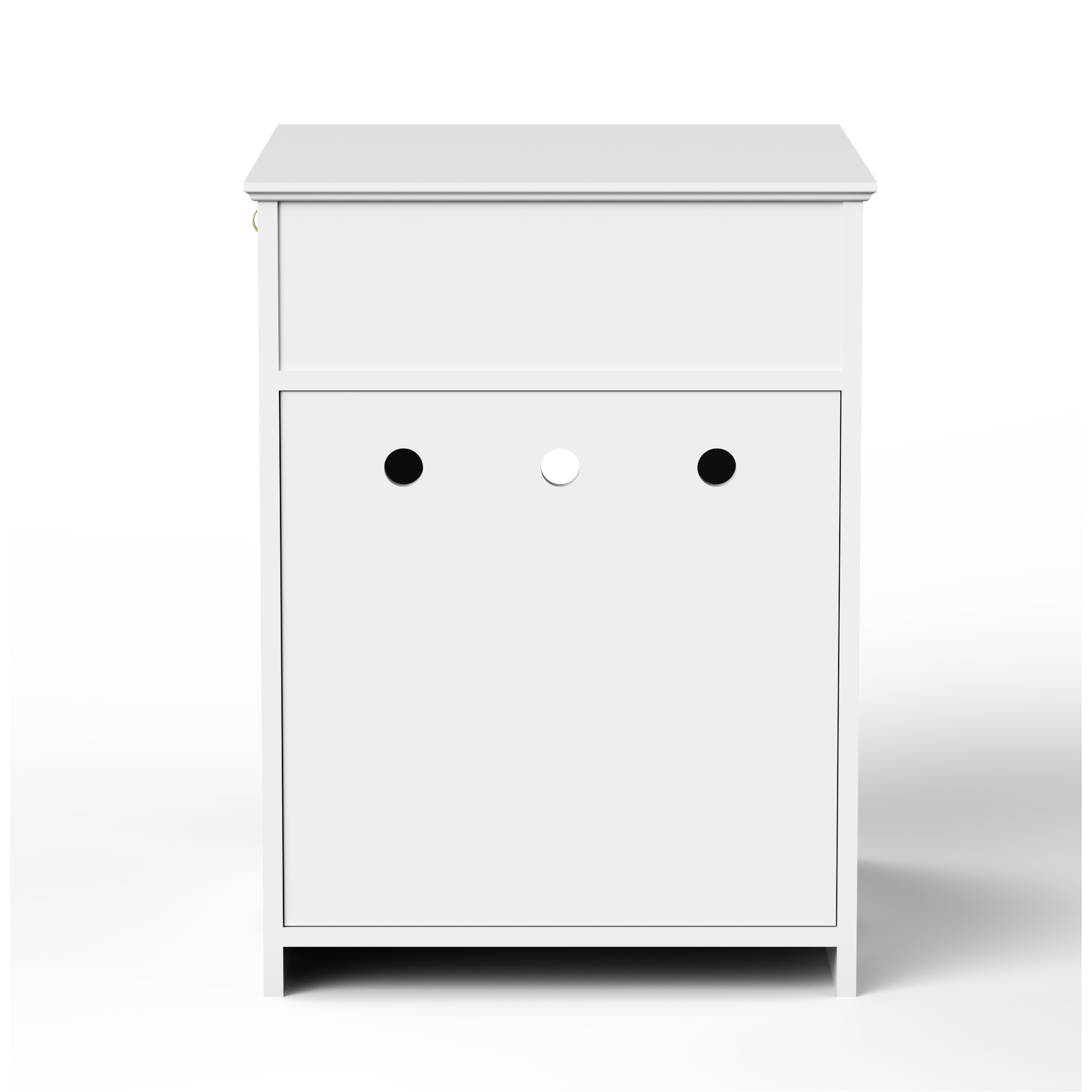 Wooden Pet House Litter Box Fence With Drawers — image 8
