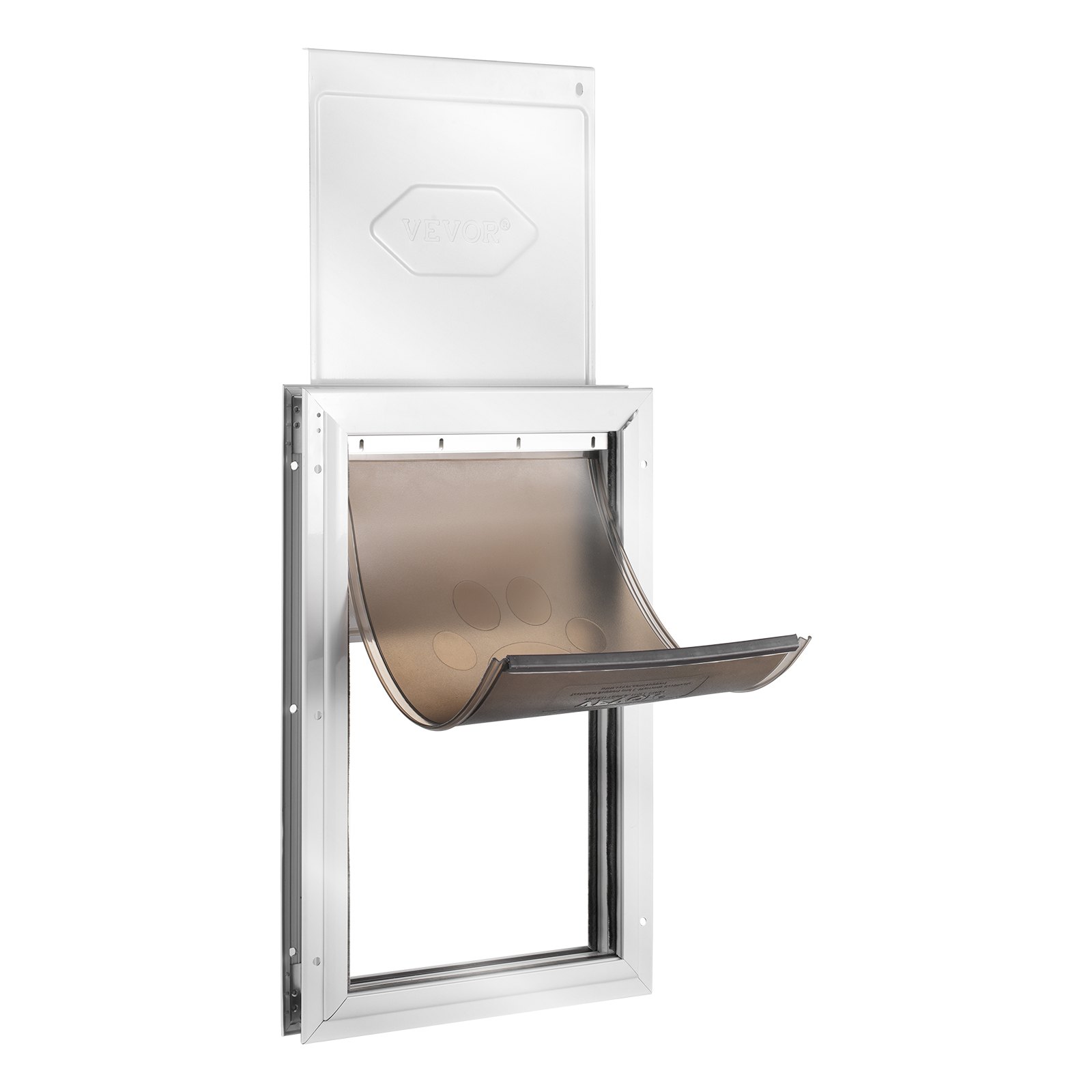Puerta para Mascotas de Aluminio con Cerradura y Sistema de Placas, Ideal para Perros y Gatos, Fácil de Instalar en Puertas Interiores o Exteriores — imagen 1