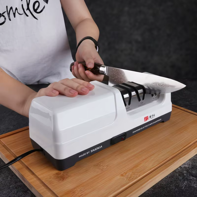 TAIDEA TG2102 Professional Electric Knife Sharpener EU PLUG Grit 360/600# and Polishing Sharpening Stone GrindStone Power18W — image 6