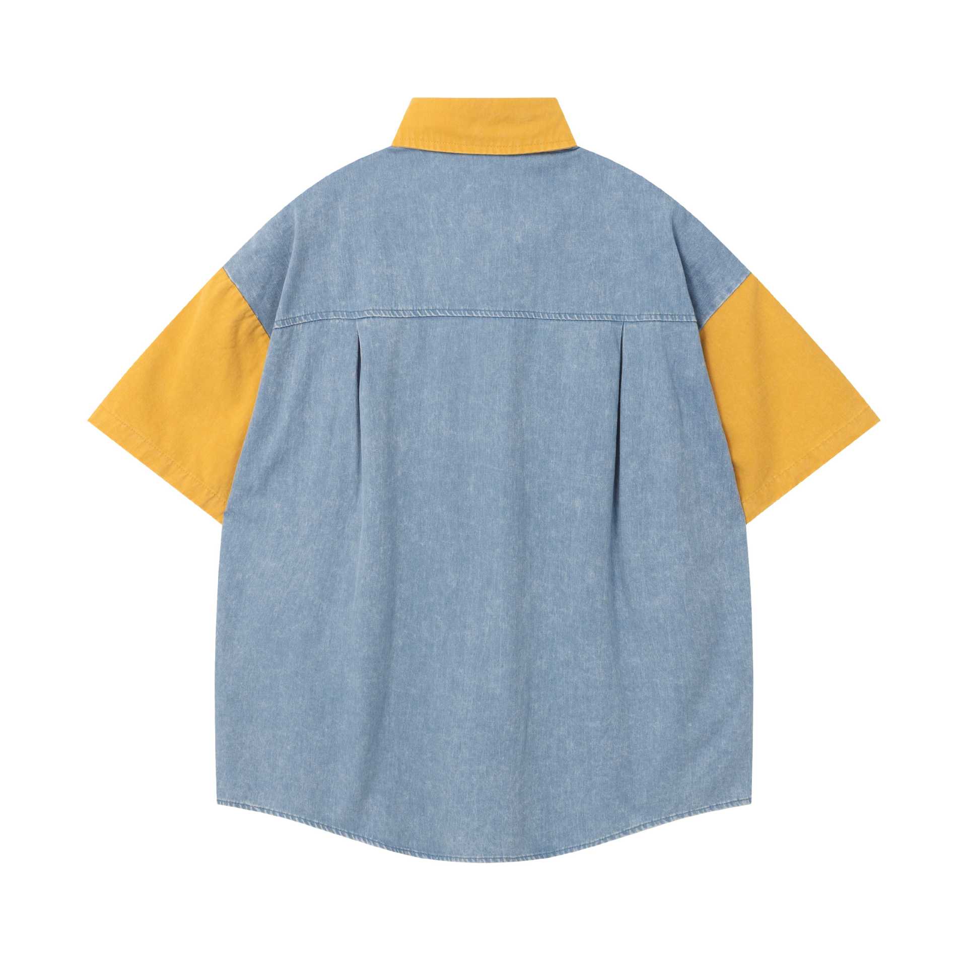 Cat patch embroidered short sleeved shirt — image 3