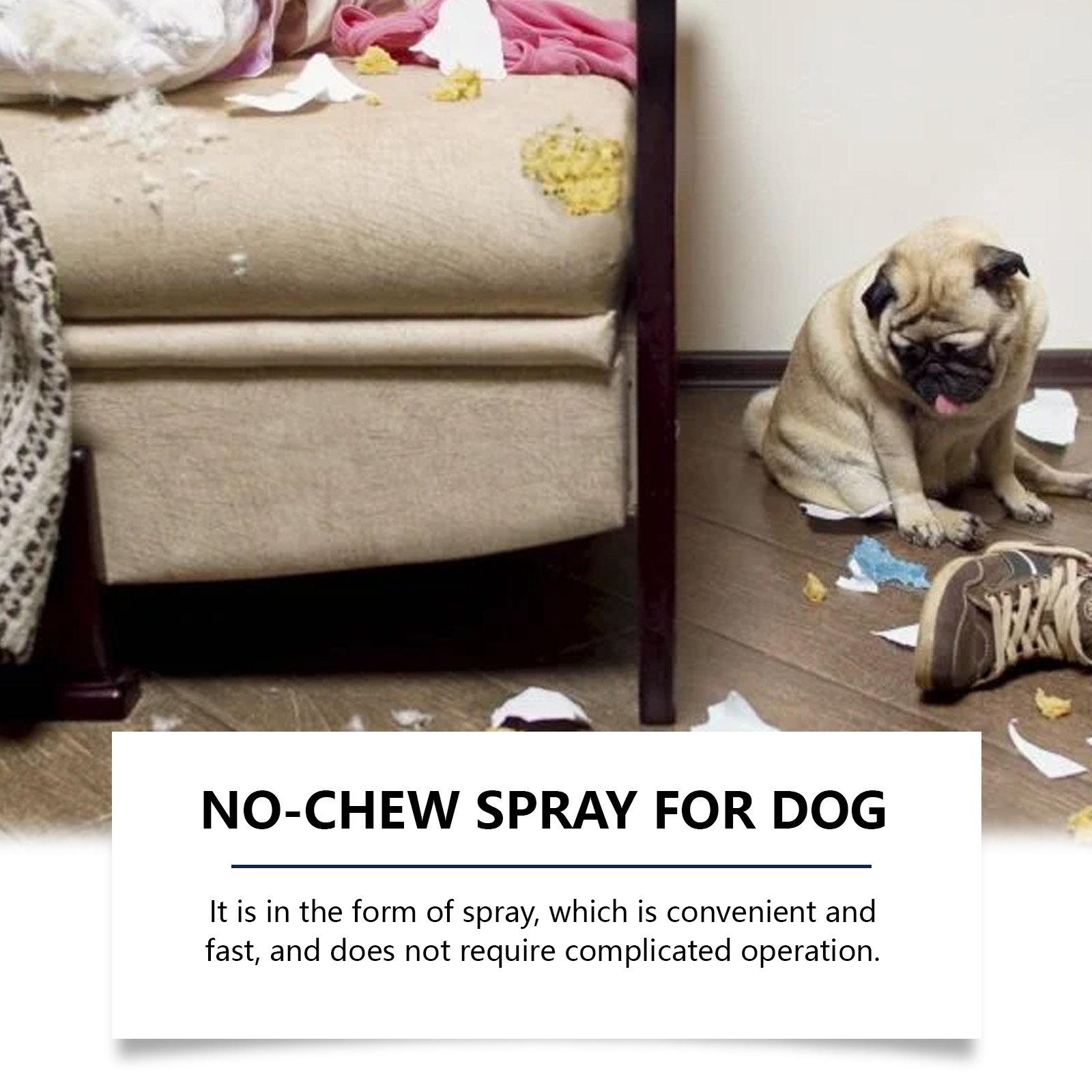 No Chew Spray For Dogs, Anti Chew Deterrent Spray To Stop Pets From Destroying Furniture, Safe With Glycerin & Mint Extract, 100ml — image 6