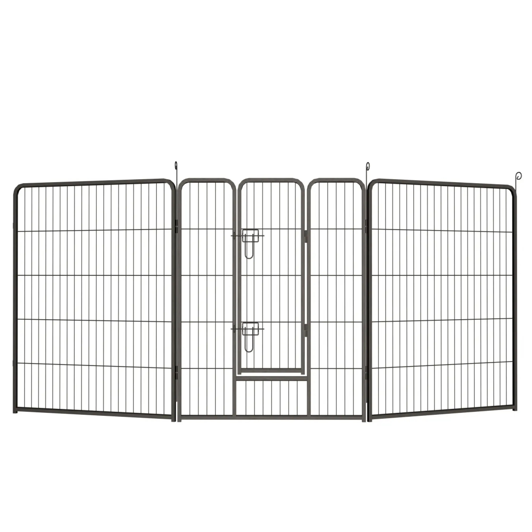 Cubo de Juego para Perros, 40 Pulgadas - 16 Paneles, Corral para Perros Grande/Medio/Pequeño con Puertas Reversibles para Caravana, Camping y Jardín — imagen 9