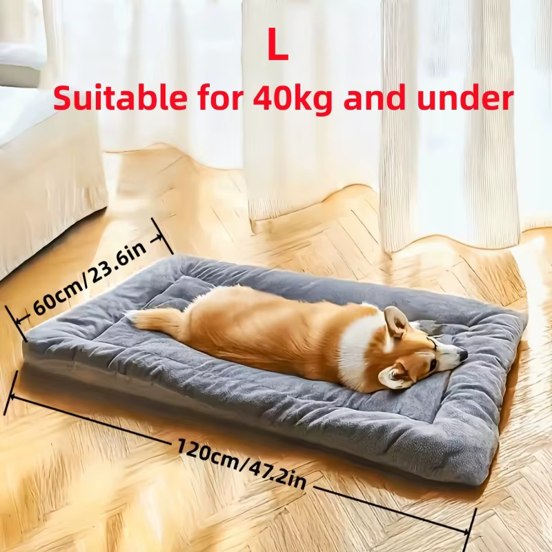 Dog Bed Mat Large Size Sleeping Pad for Winter Use Keep Warm Double-Sided Use Golden Retriever Stress-Relieving Sleeping Pad — image 6
