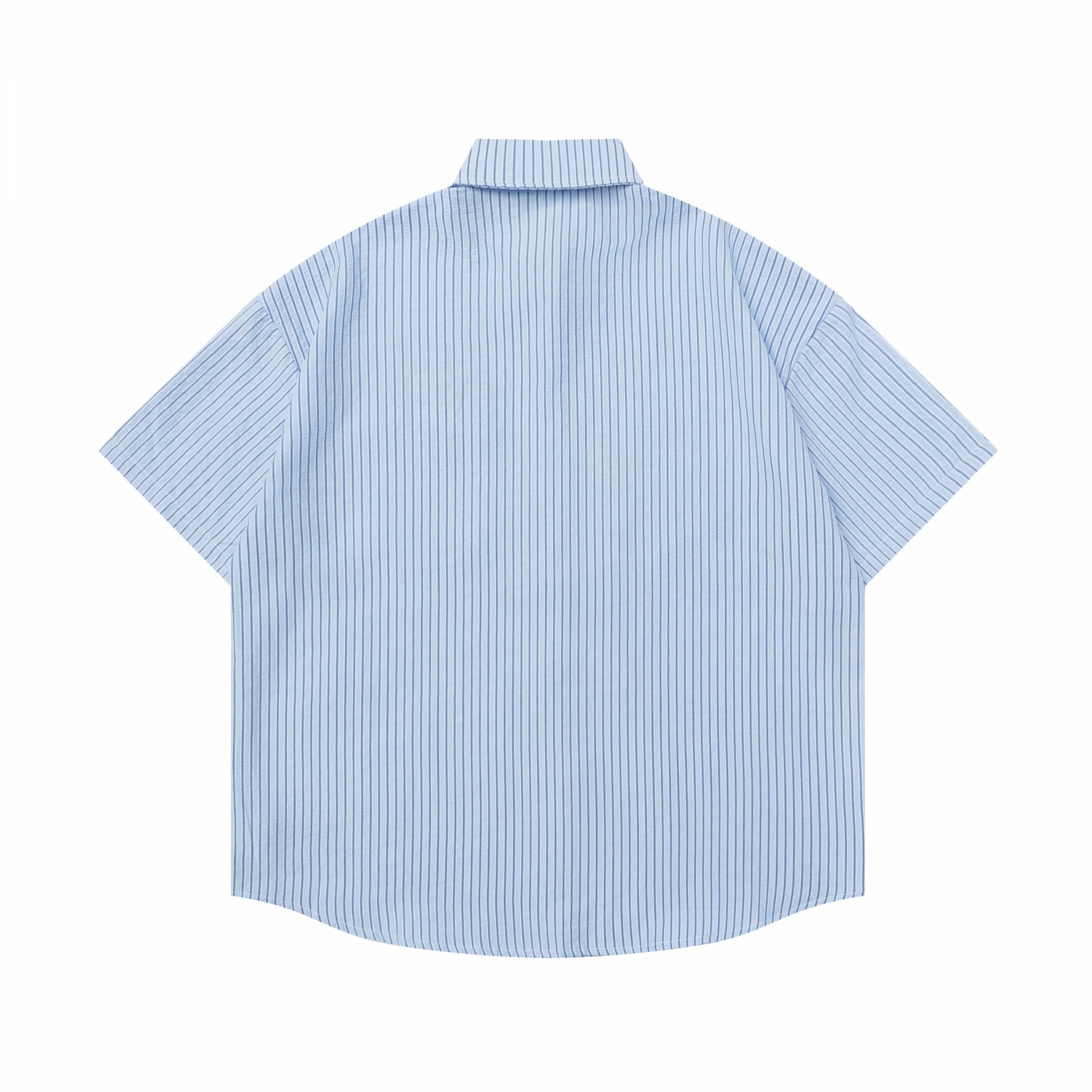 Soft and cute cat embroidered short sleeved shirt — image 3