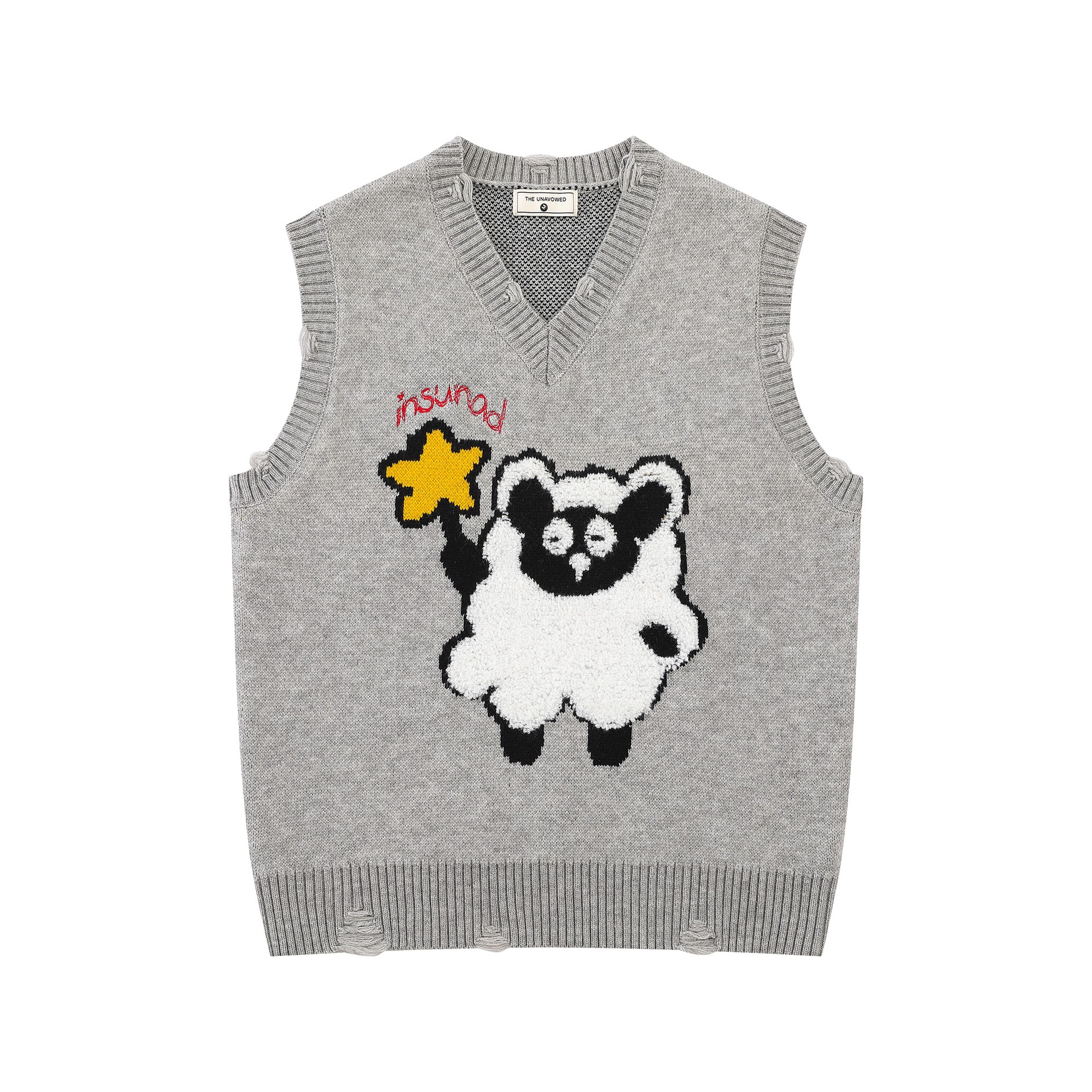 Little Sheep Lifting Star Men's and Women's Sleeveless Sweater Vest — image 2