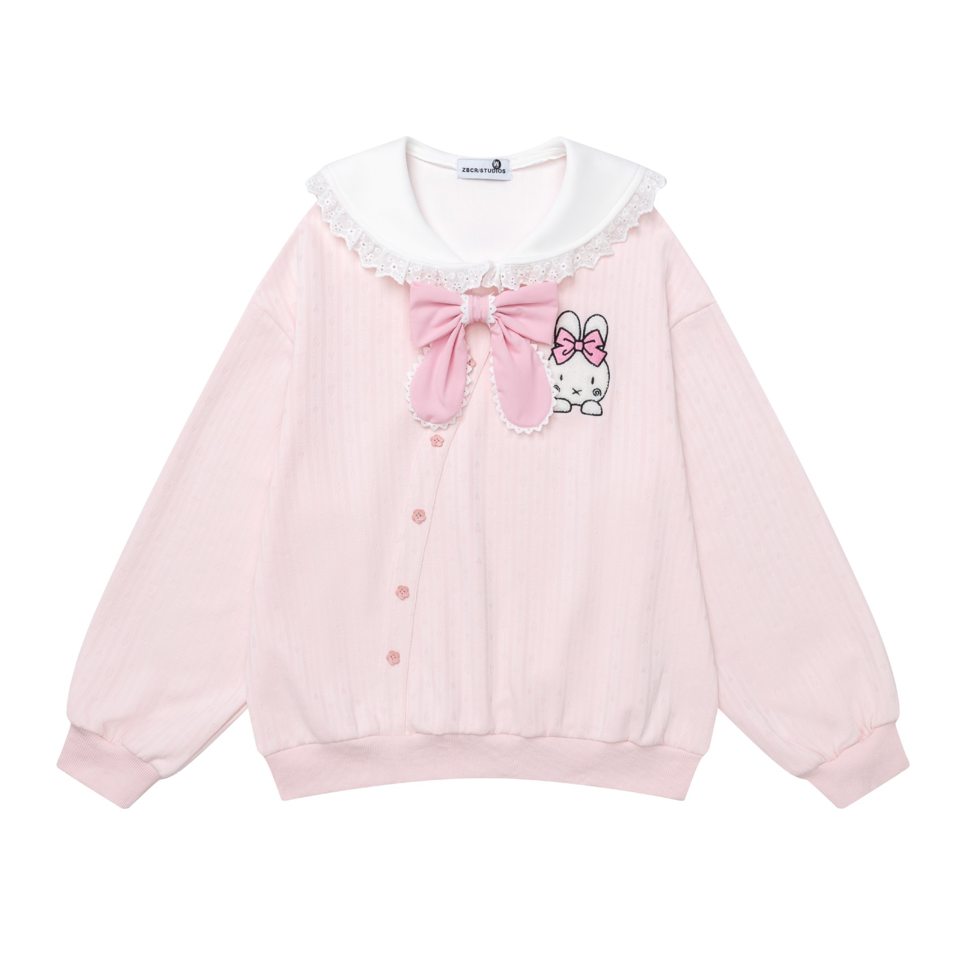 Embroidered rabbit hoodie — image 4