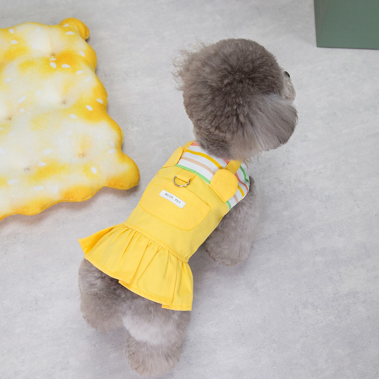 New striped patchwork skirt for pet products — image 2