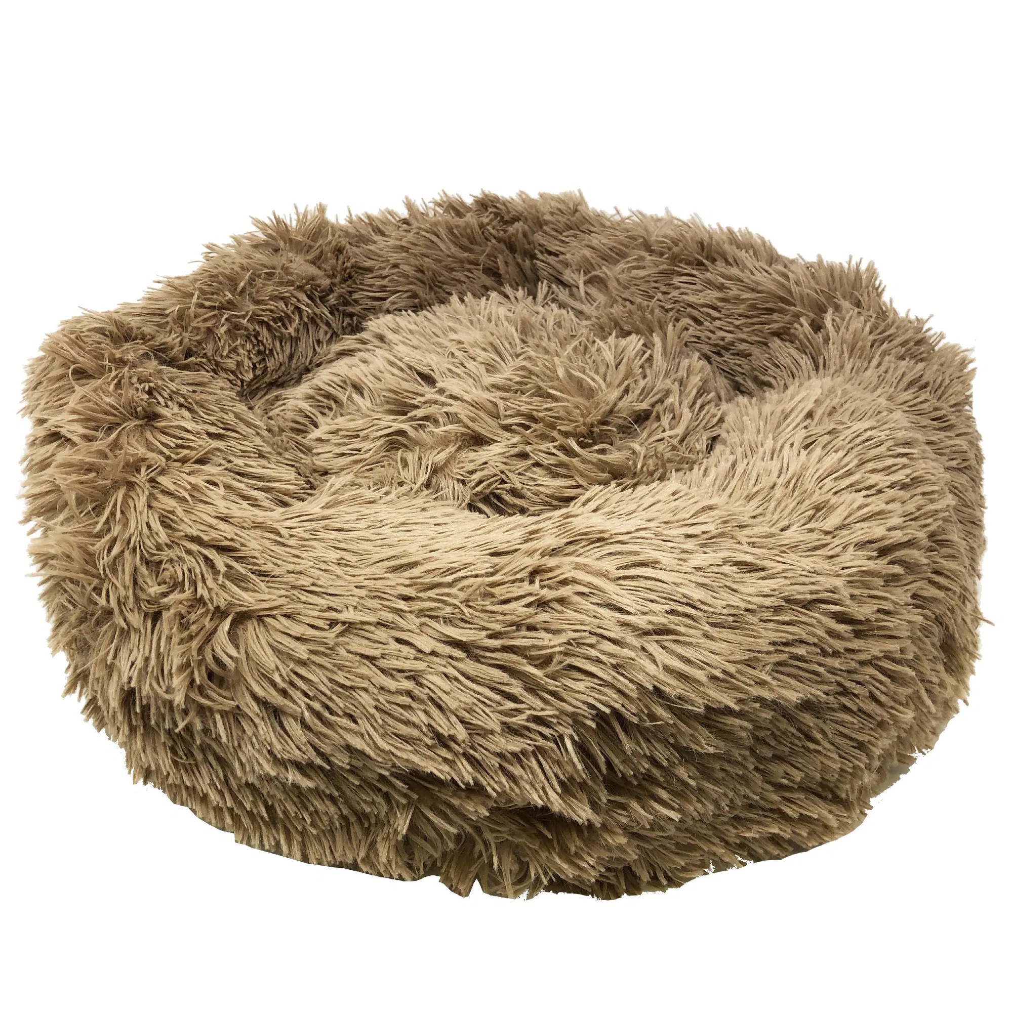 Premium Plush Round Dog Bed, Soft Cozy Pet Bed With Raised Edge — image 7