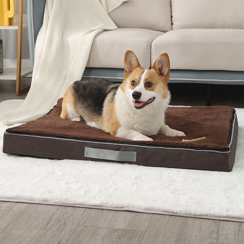 Memory Sponge Pet Mat Dog Kennel Pet Kennel Teddy Golden Autumn And Winter Waterproof Mat Fully Removable Washable Dog Bed Cat Mat — image 4