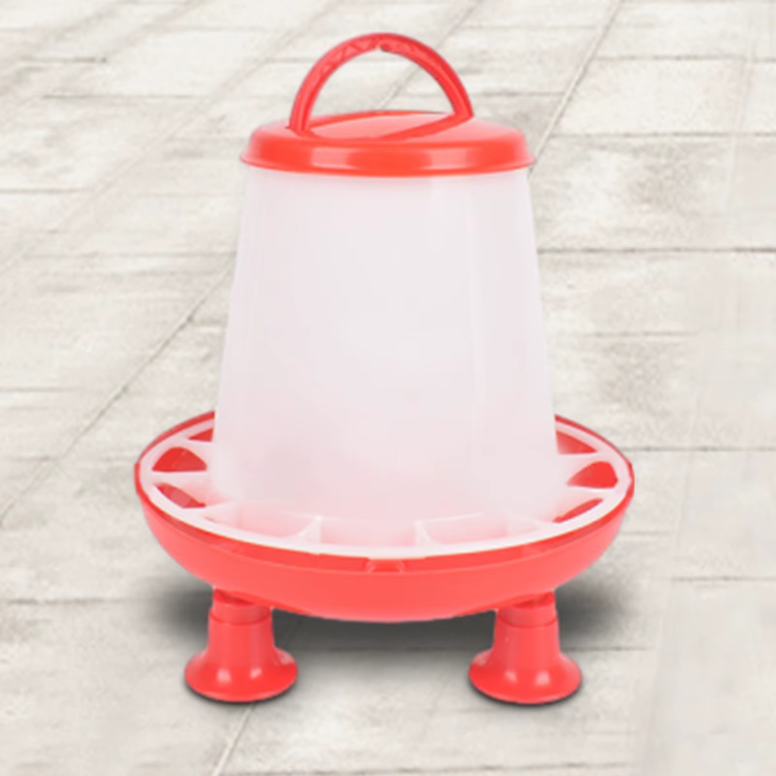 Alimentador de Gallinas, Cubeta Automática de Alimentación para Pájaros, Gran Capacidad, Dispensador de Alimento para Paloma, Loro, Codorniz, Gallina, Pato — imagen 3