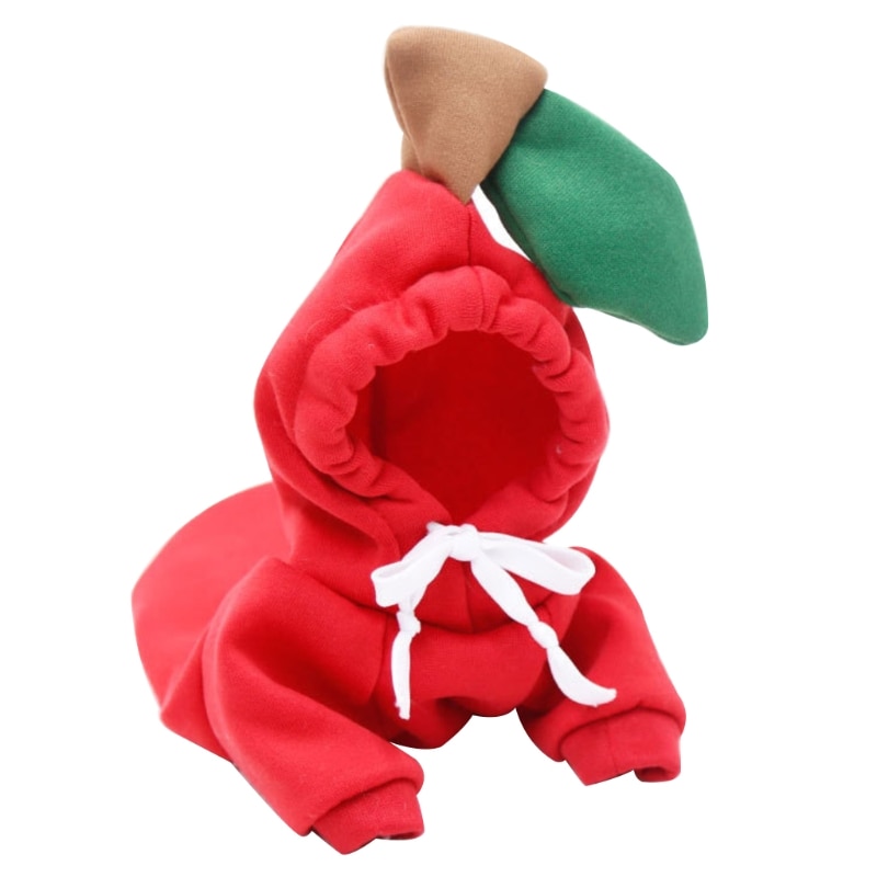 Dog Winter Warm Clothes Cute Plush Coat Hoodies for bulldog Pet Costume Jacket — image 10
