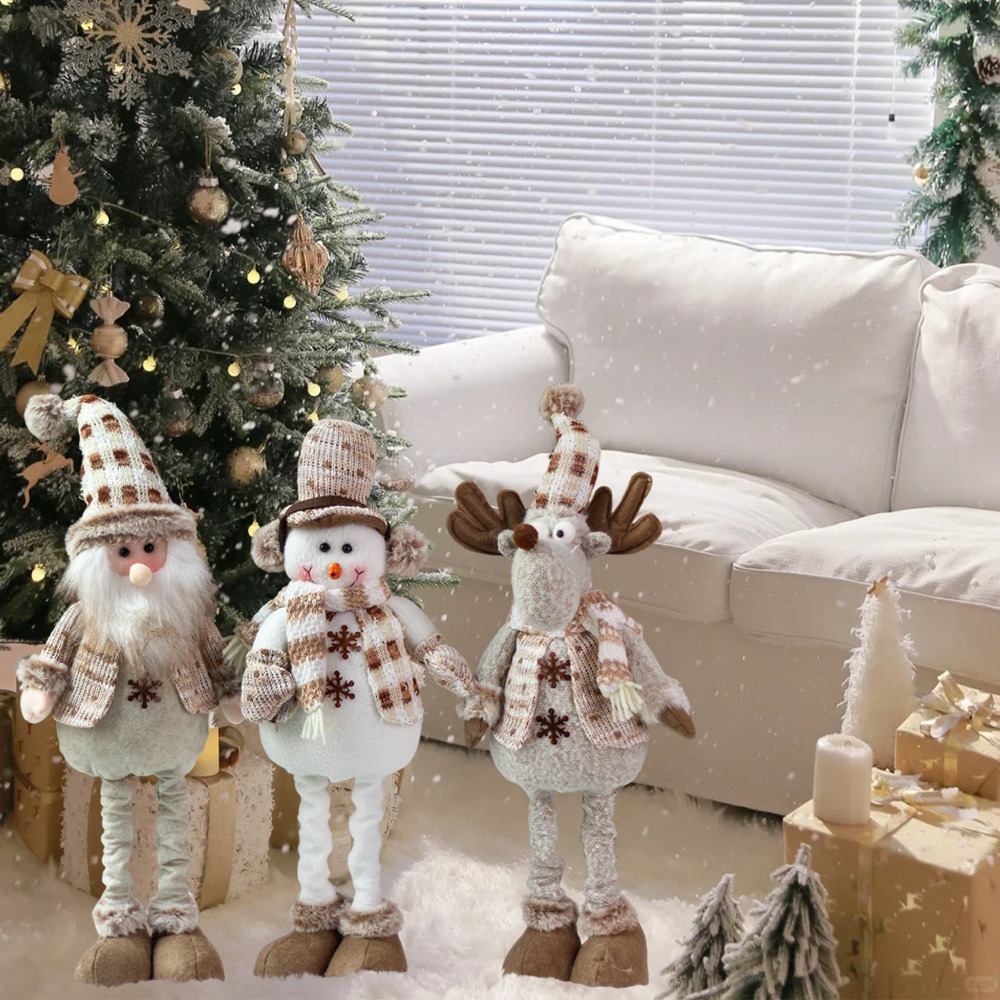 Christmas Decorations Snowman Stretch Doll Elk Doll Festival Window Scene Decoration Ornament — image 5
