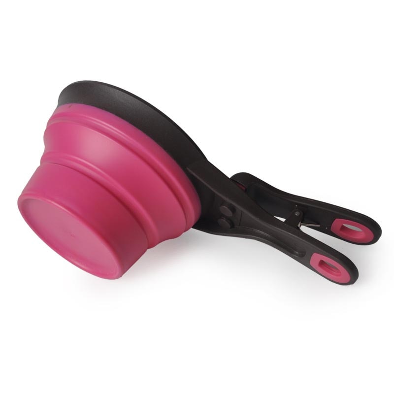 Multifunctional Folding Silicone Dog Bowl Feeder Portable Pet Food Container Measuring Cup Spoon Dogs Feed Storage Tool — image 5