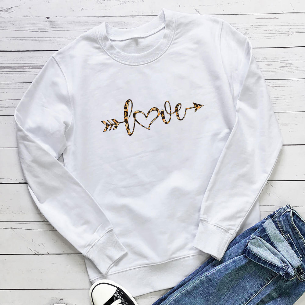 Love letter leopard print love hoodie — image 6