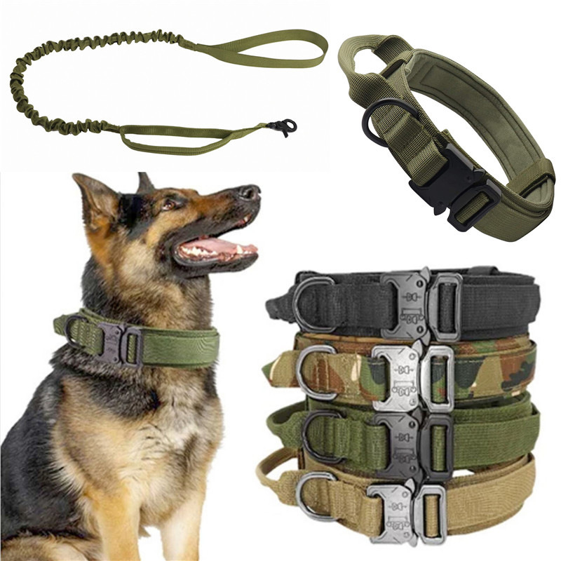 Collar Táctico para Perros - Collar de Nylon Exterior para Canes Grandes y Medianos - Collar para Perro — imagen 1
