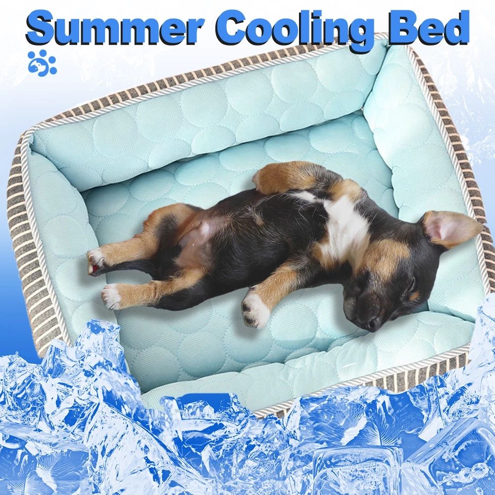 Pet Kennel Cold Feeling Kennel Summer Supplies Teddy Kogi Fadou Small And Medium-Sized Dogs Cold Nest — image 4