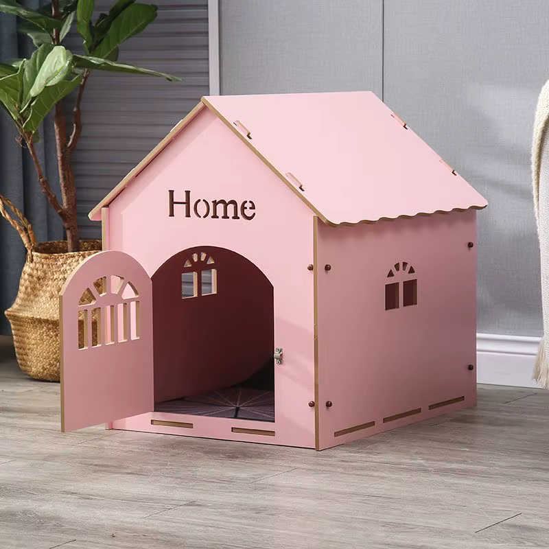 Extra Large House Dog House Outdoor Mat Scratching Board Villa Pet Nest Villa Dog House for Small And Dogs — image 3