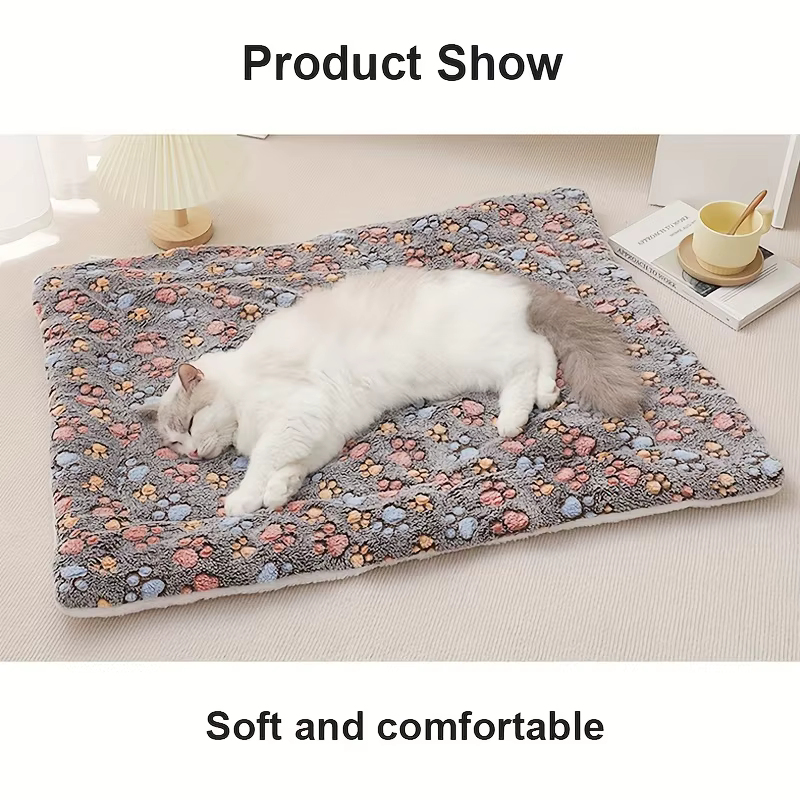 Pet Mat - Thick Cushioned Dog & Cat Bed, All-Season Soft Sleeping Pad, Non-Slip Machine Washable, Ideal for Small to Medium Dogs — image 5