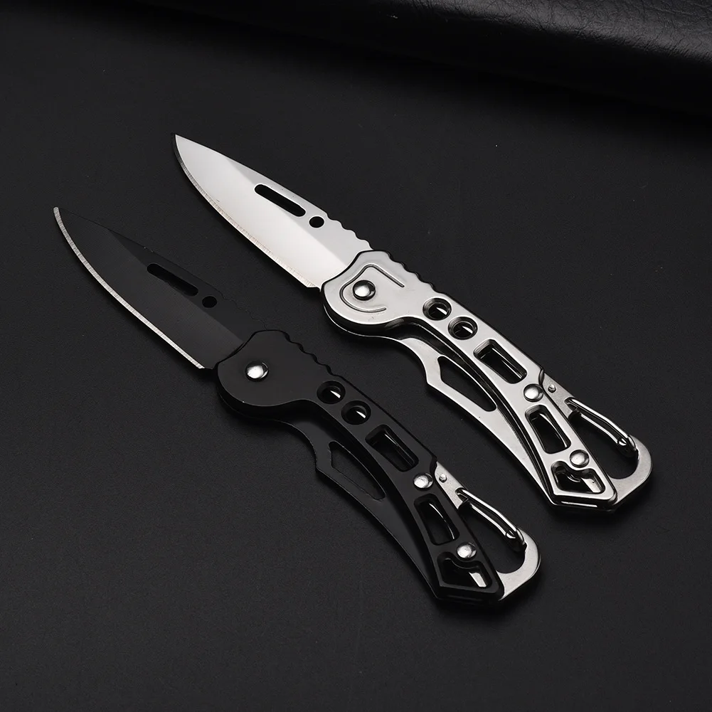 Folding Pocket Knife Stainless Steel Survival Hunting Camping Fishing Portable Fruit Carrying Key Outdoor Tools To Send Ropes — image 2
