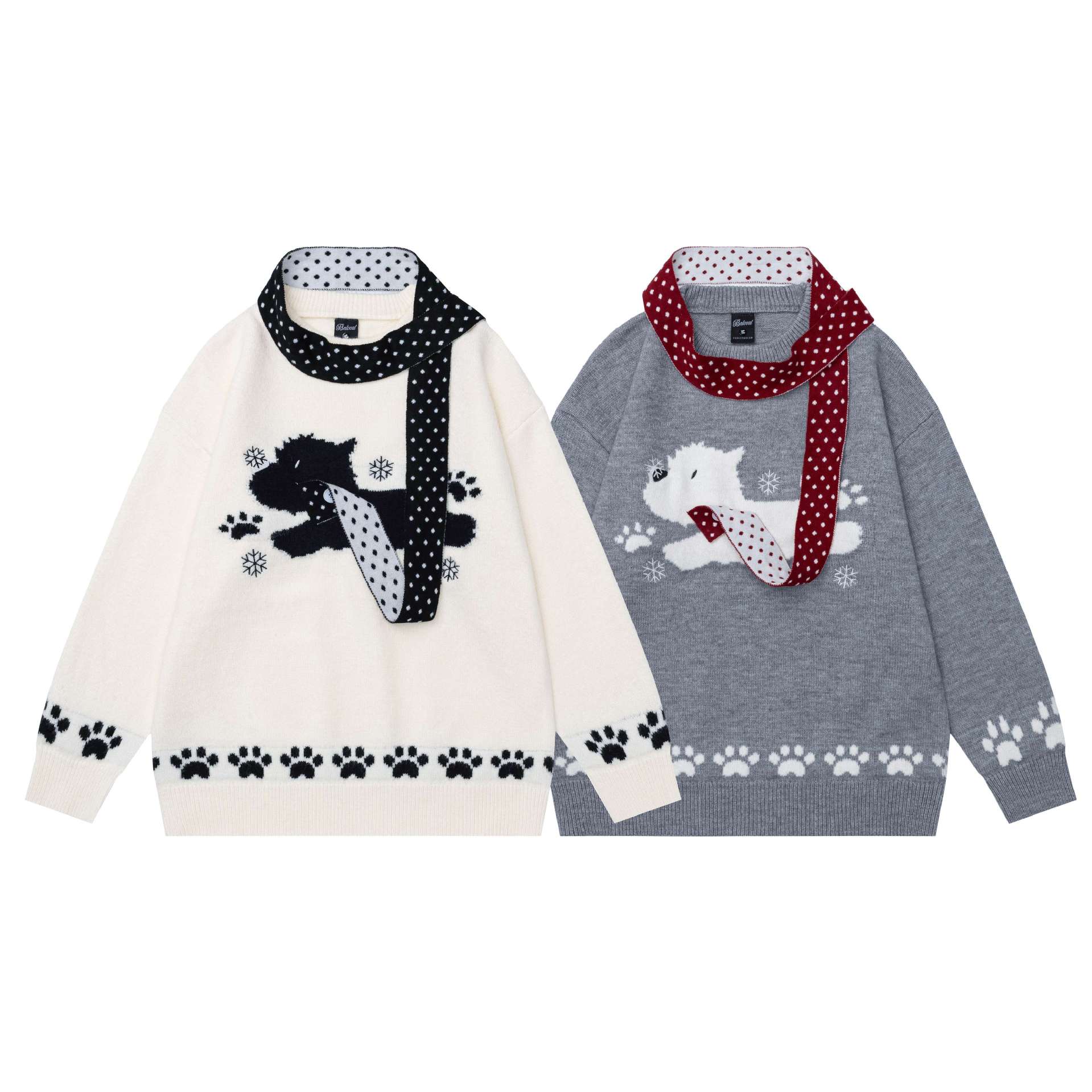 Scarf Running Dog Sweater — image 6