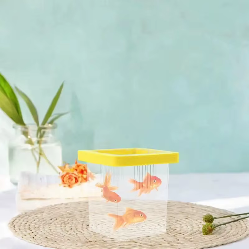 Caja de Incubación y Aislamiento para Pez y Cangrejos Acuáticos - Caja de Cría para Guppies y Larvas Transparente Duradero — imagen 3