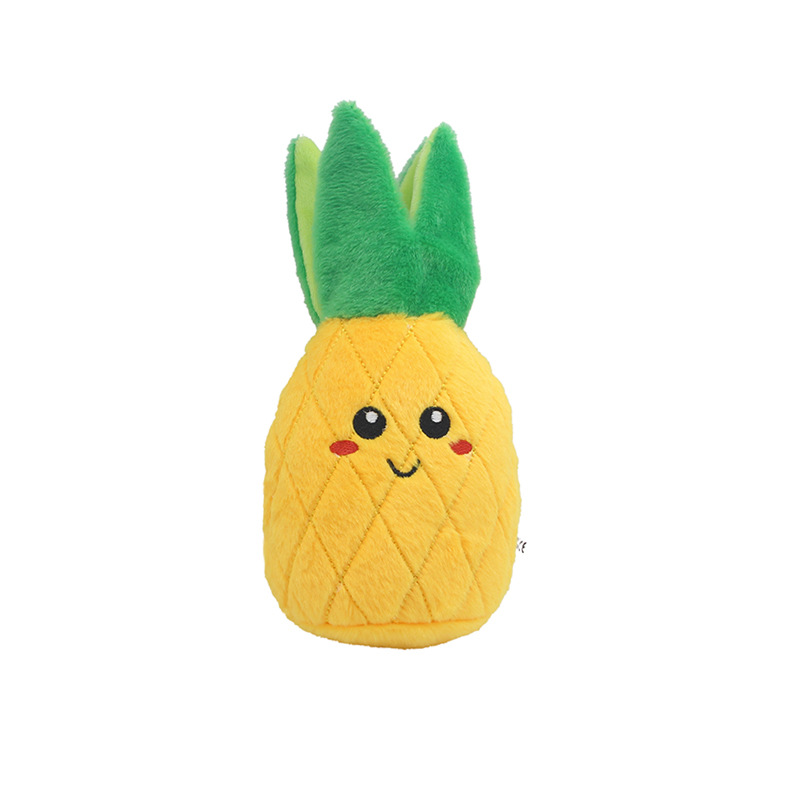 Pet Plush Sound Toys Fruits and Vegetables Dogs and Cats Educational Toys Supplies Cactus, Corn, Eggplant — image 7