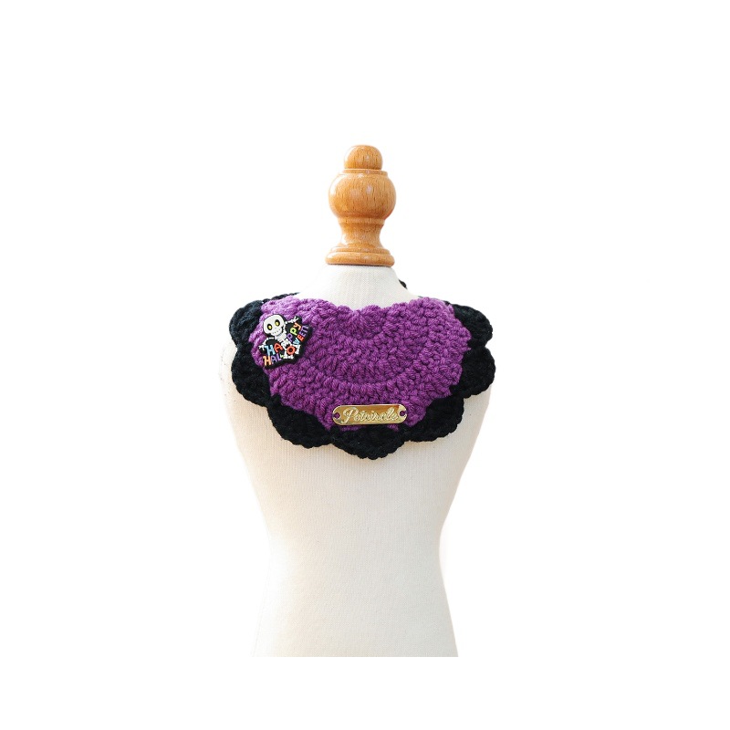 Bib para Mascotas de Gatos y Perros, Cálido Traje de Halloween con Etiqueta de Oro, Accesorio Festivo de Disfraz — imagen 6