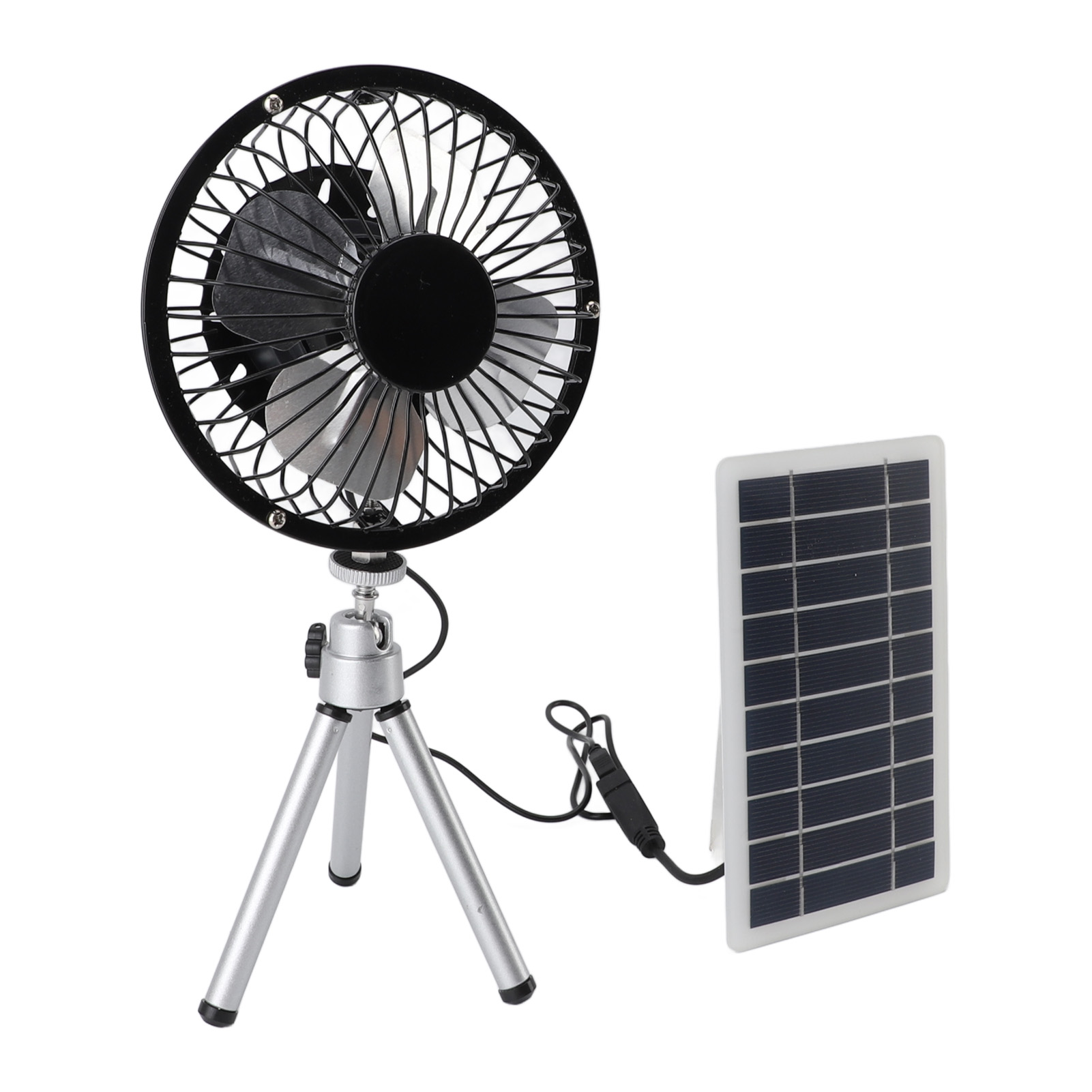 Kit de Ventilador Solar con Paneles Monocristalinos de Silicio de 10W para Hogares de Mascotas, Galineros y RV con Soporte — imagen 6