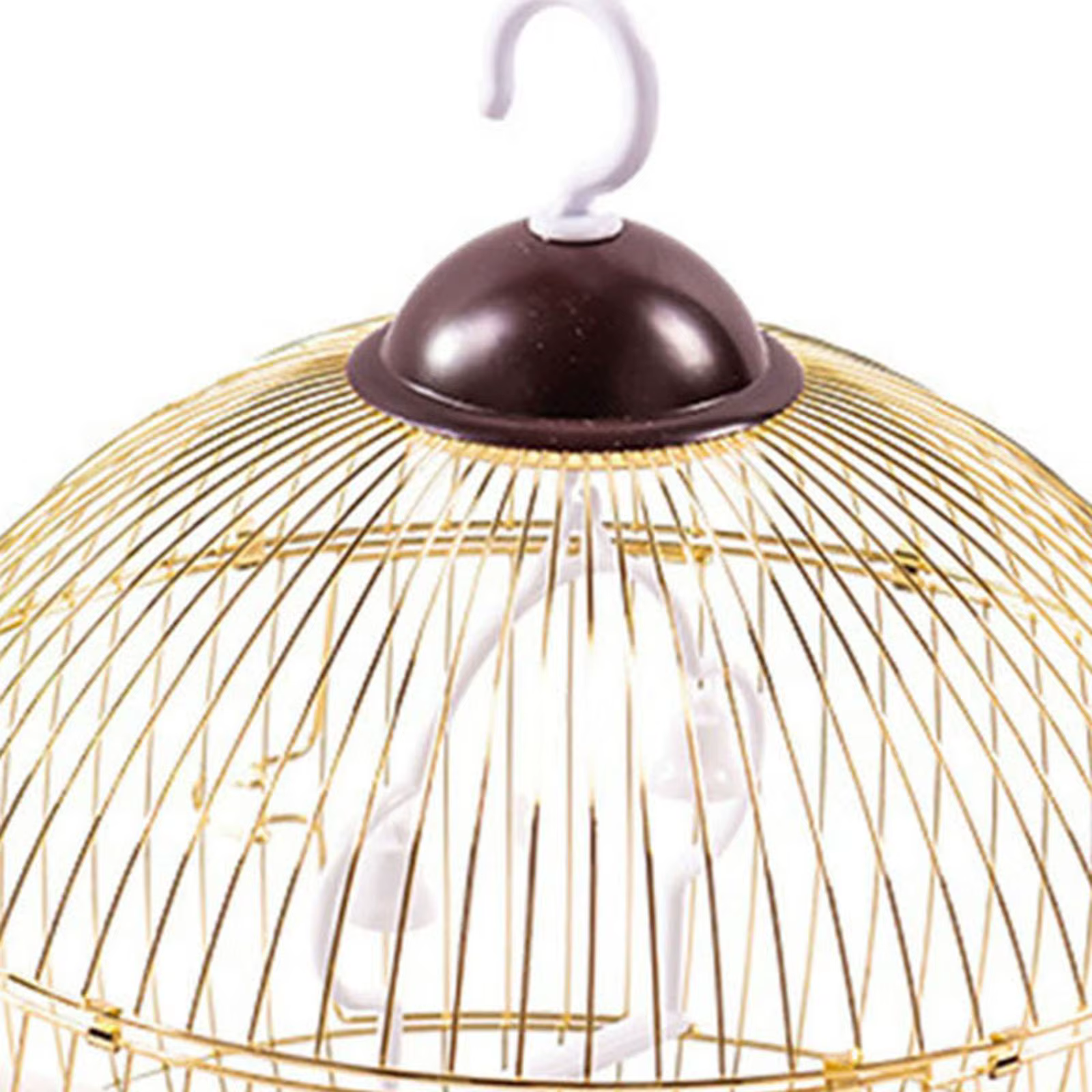 Estante para jaulas suspendidas con tazón de comida - Cámaras para mascotas, jaulas para loros, canarios, conures, cacatúas y canaris — imagen 5