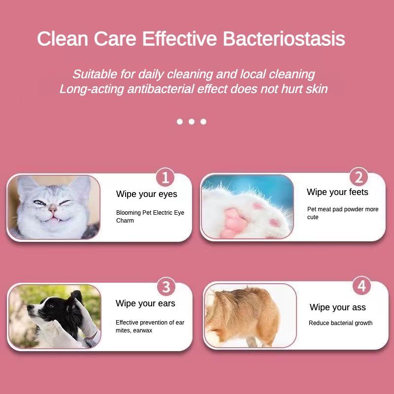 Limpieza para Perros y Gatos: Toallitas Hidratantes Sin Fragancia, Basadas en Plantas, Fáciles de Usar, Hiposensibles — imagen 6