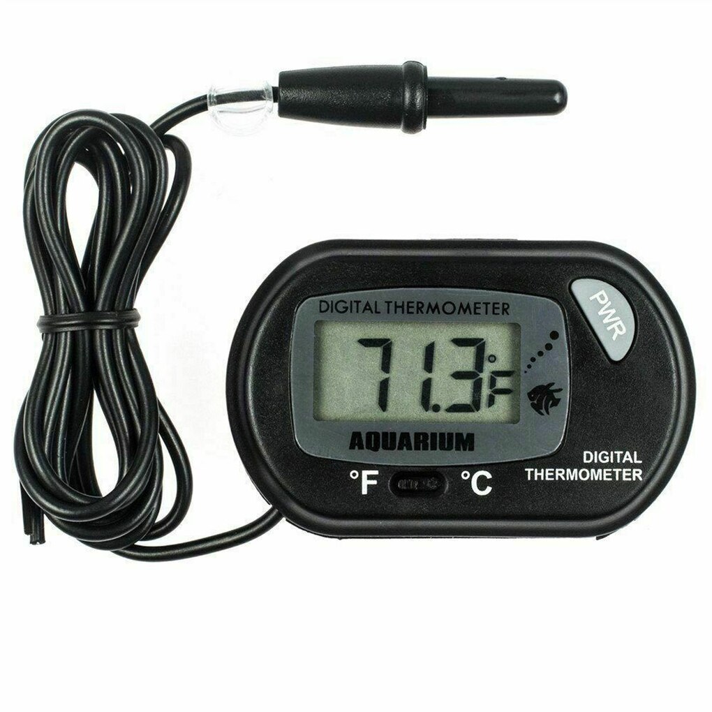 LCD Digital Aquarium Thermometer Fish Tank Water Temperature Meter Aquarium Temp Detector Fish Alarm Pet Supplies Tool Aquatic — image 3