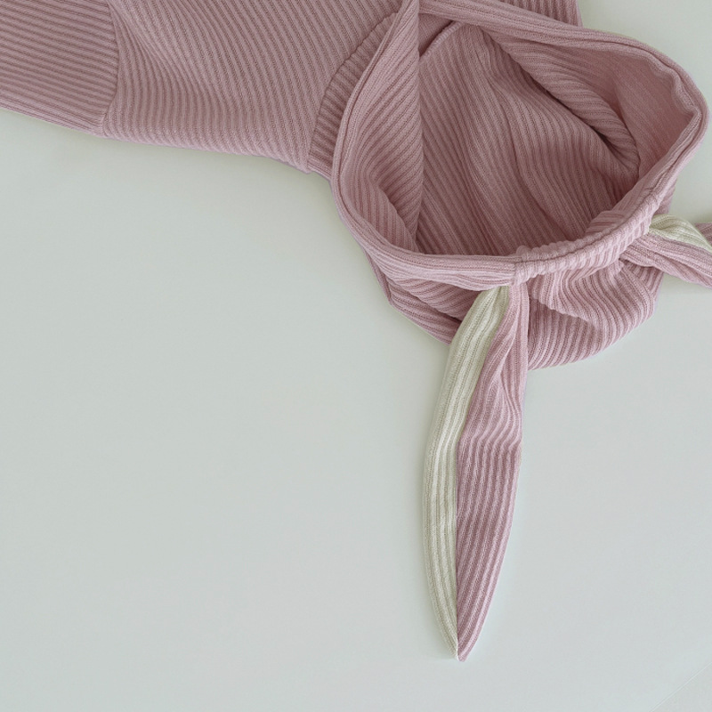 Cute rabbit ear hooded top+ankle pants casual two-piece set — image 6