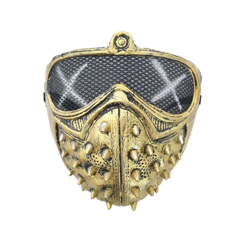 Halloween Devil COS Anime Stage Mask Ghost Steps Street Rivet Death Masks Watch Dogs Cosplay Stage Party Face Masks Accessories — image 2